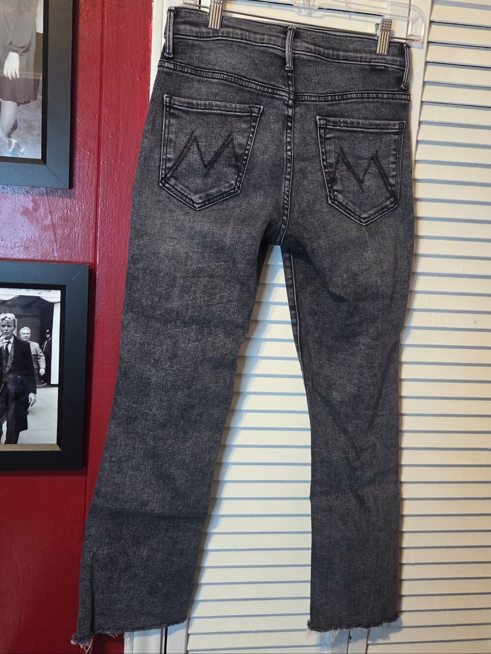 Mint Condition!! MOTHER Denim The Insider Step Crop Fray - Train Stops SZ 28 - Picture 8 of 14